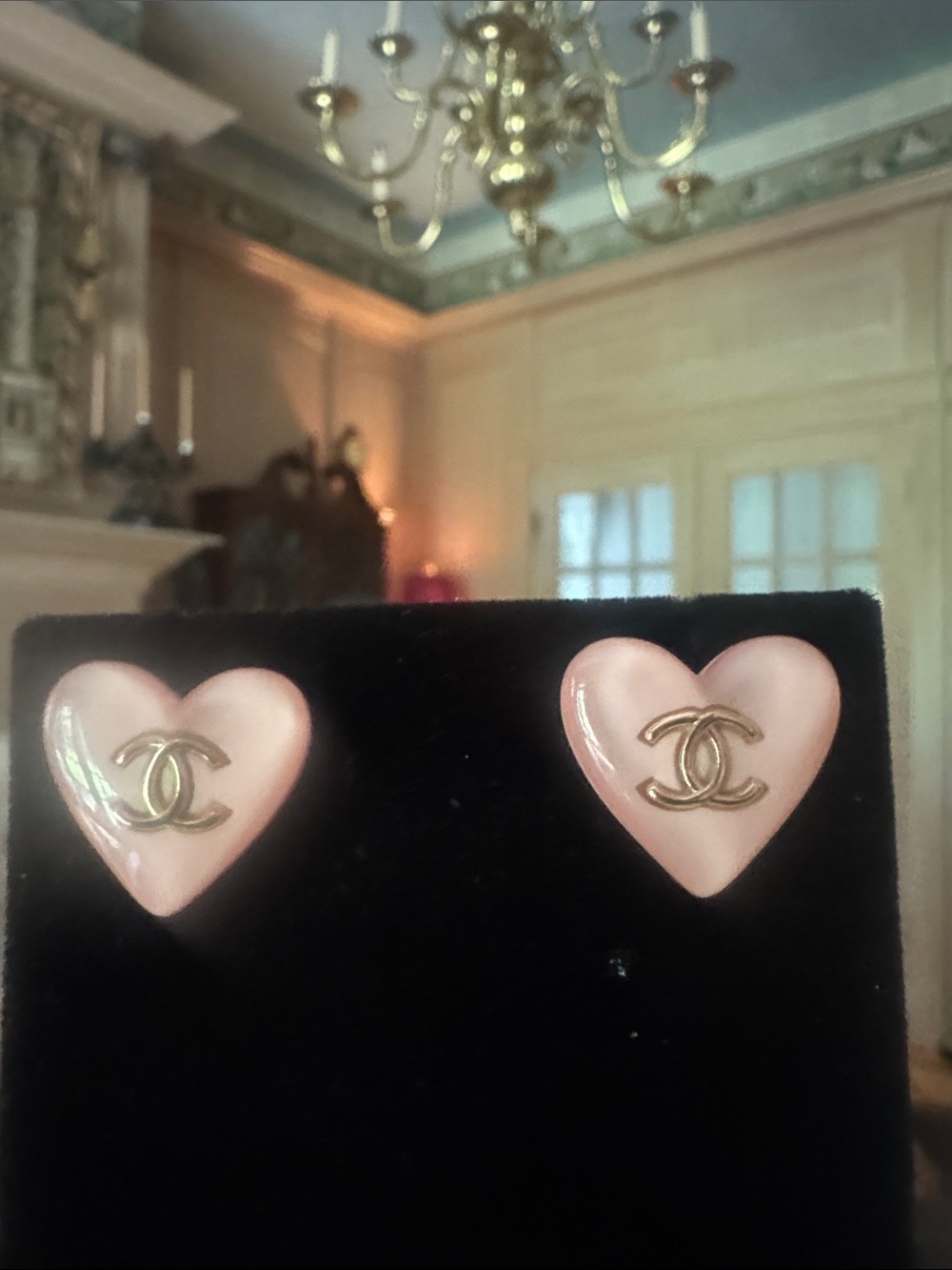 Earrings  Pink Heart Stud Earrings